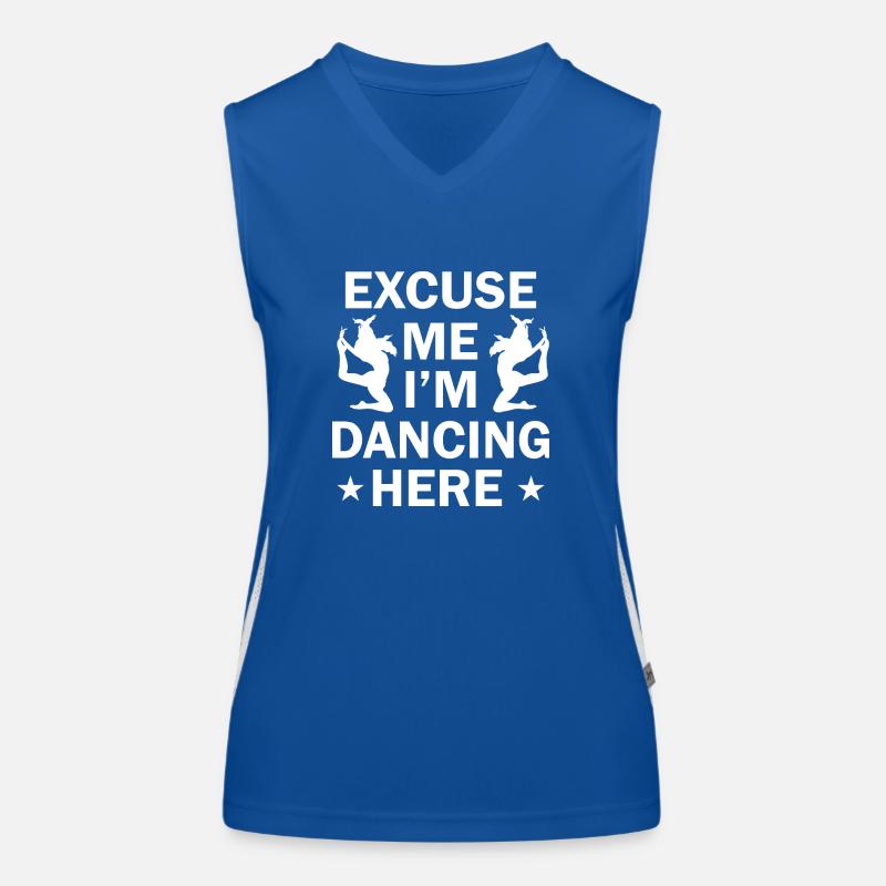 Dancing Dance Music Funktionelles Kontrast-Tank Top für Frauen