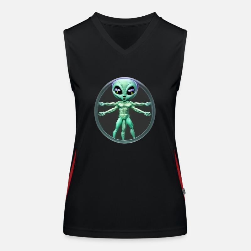 Alien de Vinci Débardeur respirant contrasté Femme