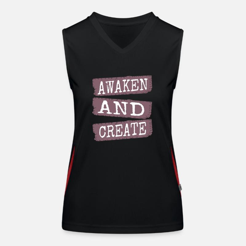 gift clarity cutting-edge growth illumination Funktionelles Kontrast-Tank Top für Frauen