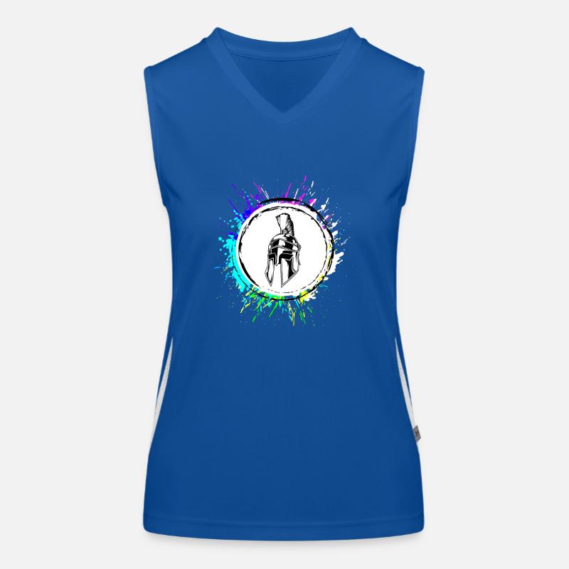 Pfanne Bunt Kochen Funktionelles Kontrast-Tank Top für Frauen