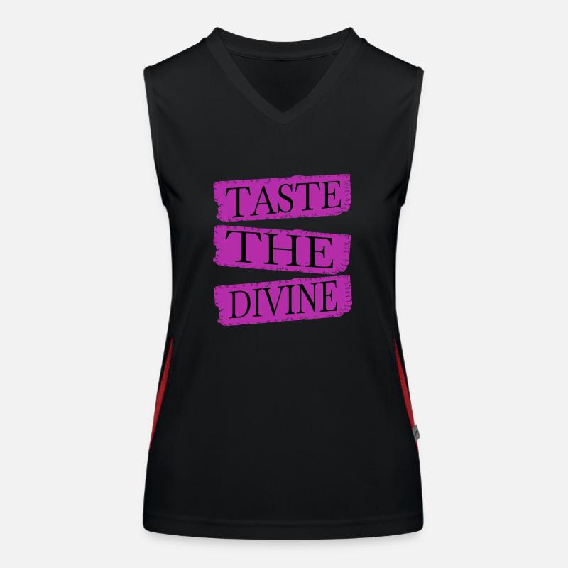 Flavor Combinations Statement Blissful Eating Women's Functional Contrast Tank Top