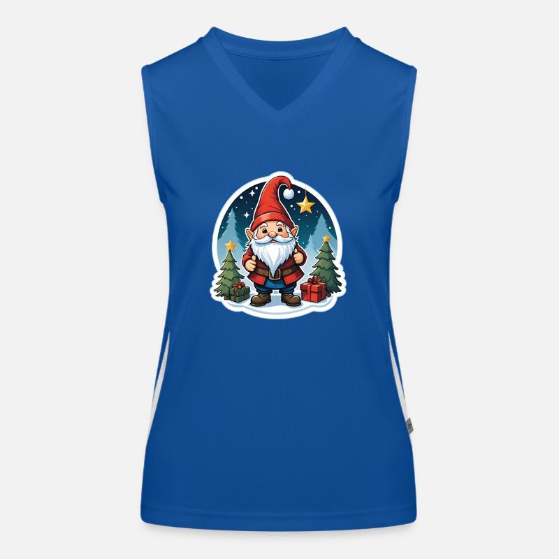 Gnomin de Noël Débardeur respirant contrasté Femme