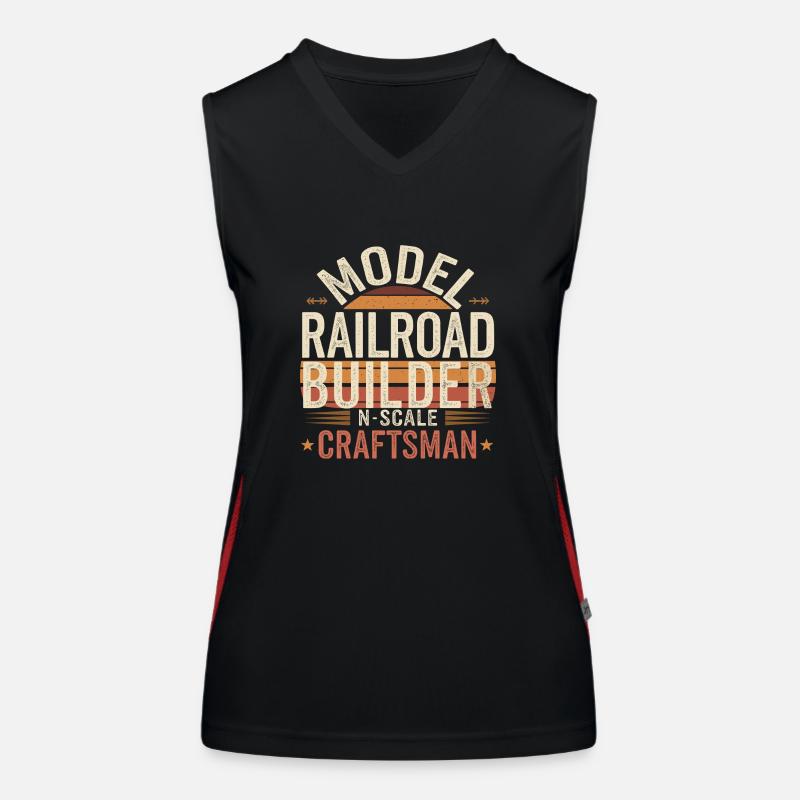 Attention to detail: model making Women's Functional Contrast Tank Top