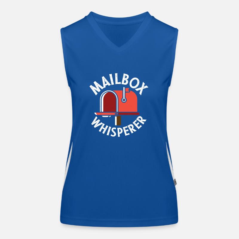 Mailbox Whisperer Postal Worker Mailman Women's Functional Contrast Tank Top
