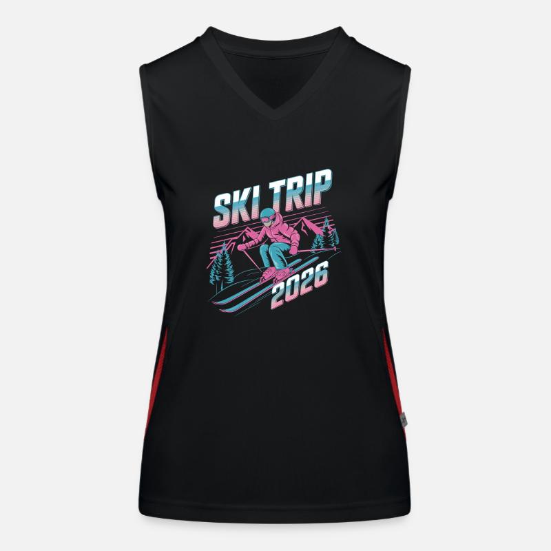 Ski trip 2026 Women's Functional Contrast Tank Top