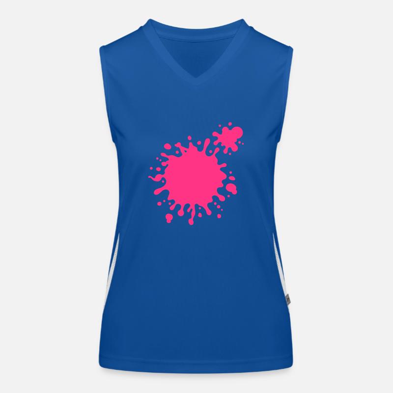 Splatter Women's Functional Contrast Tank Top