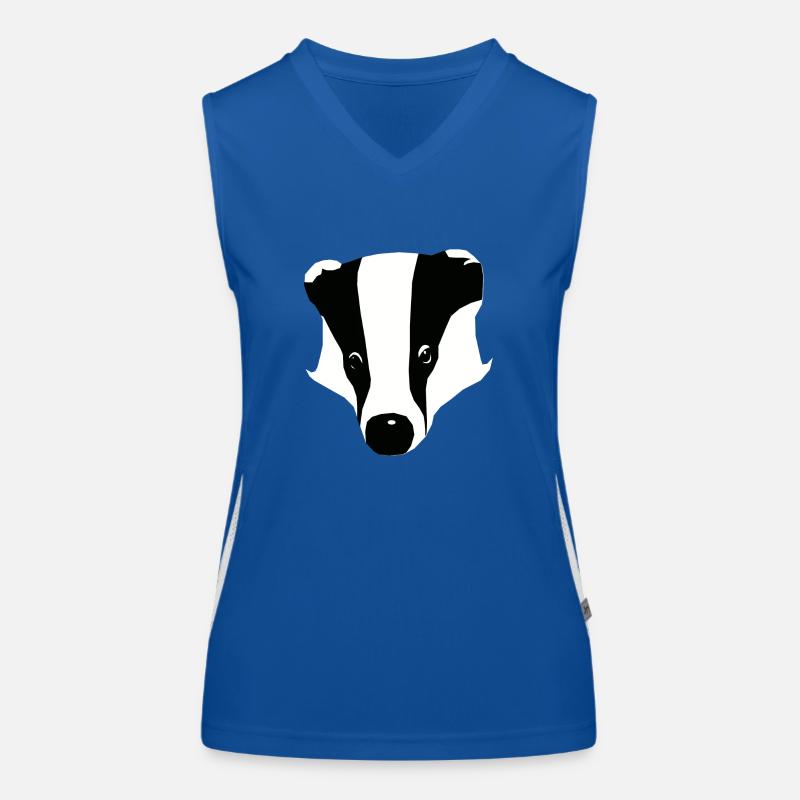 dachs Funktionelles Kontrast-Tank Top für Frauen