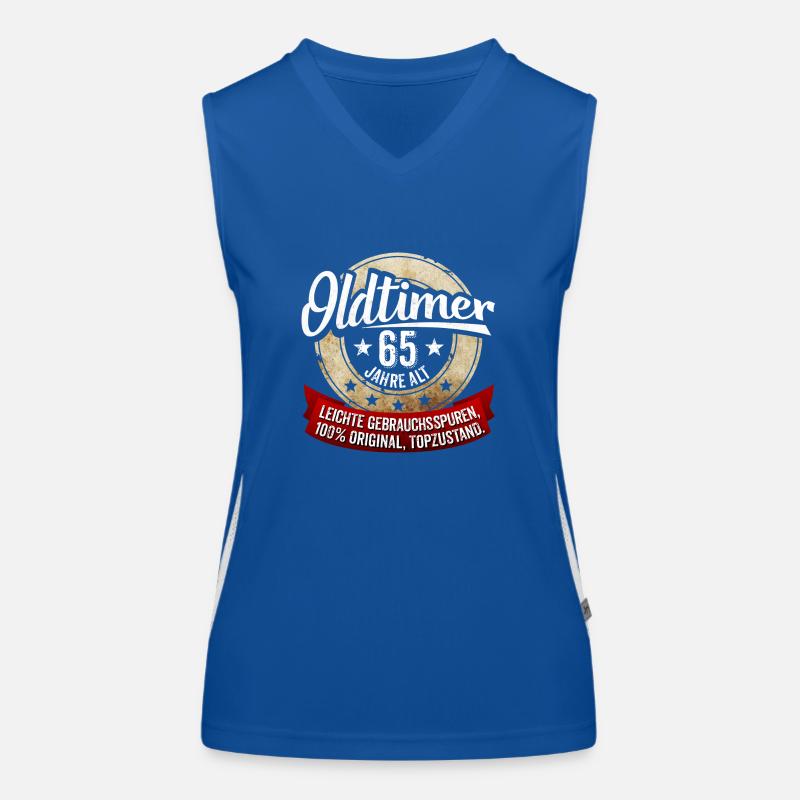 Zum 65. Geburtstag! Funktionelles Kontrast-Tank Top für Frauen