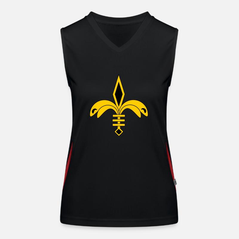 Lys français Débardeur respirant contrasté Femme