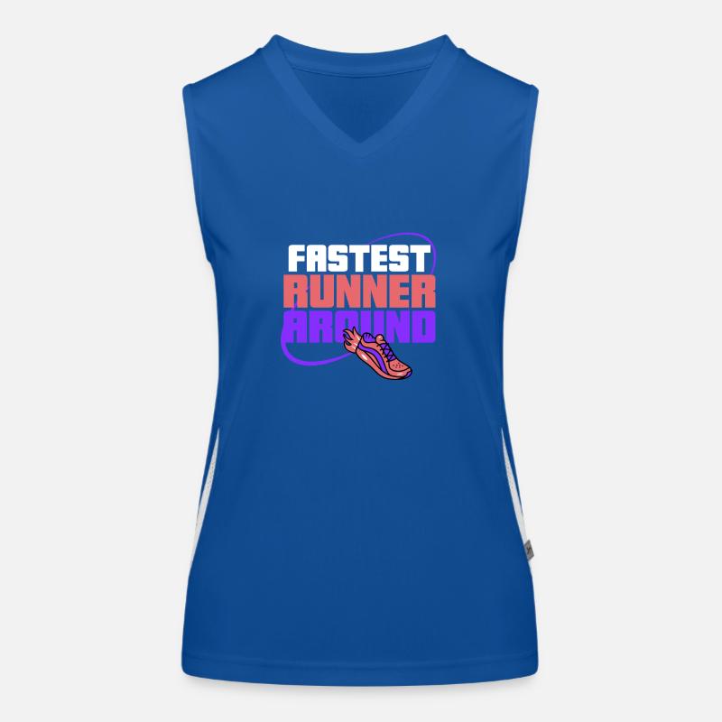 FRStest runner around Women's Functional Contrast Tank Top