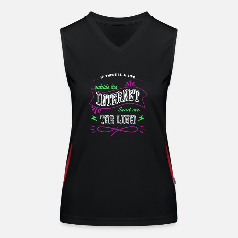 computer science humor funny quote present Women's Functional Contrast Tank Top
