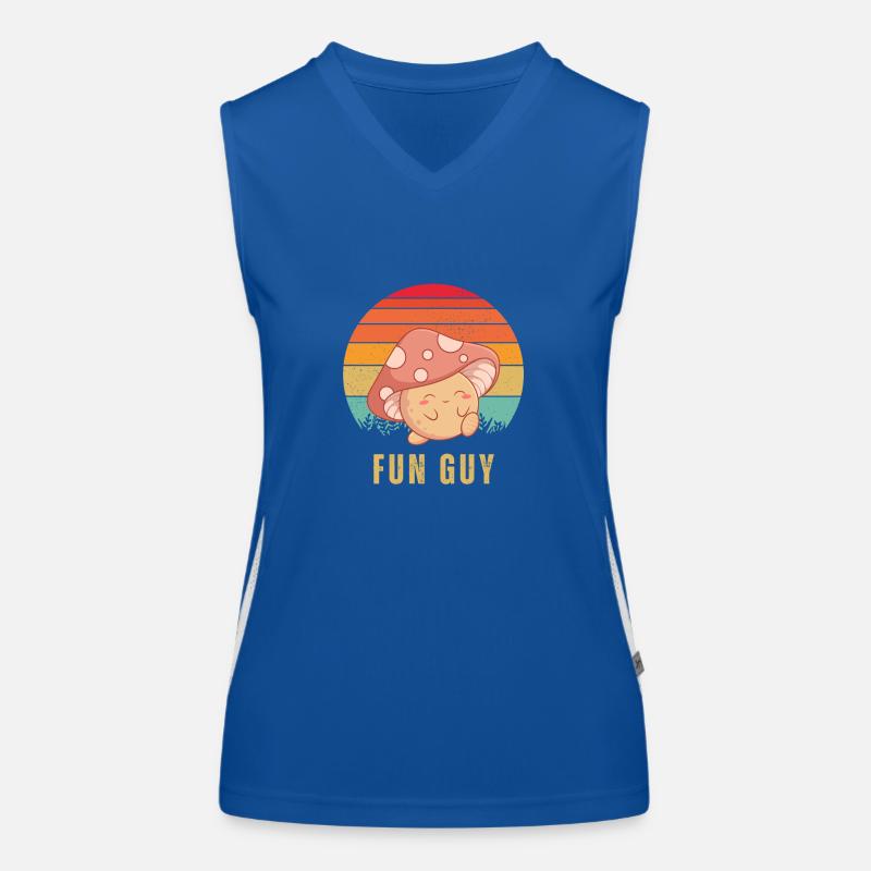Fun Guy Retro Sunset Débardeur respirant contrasté Femme