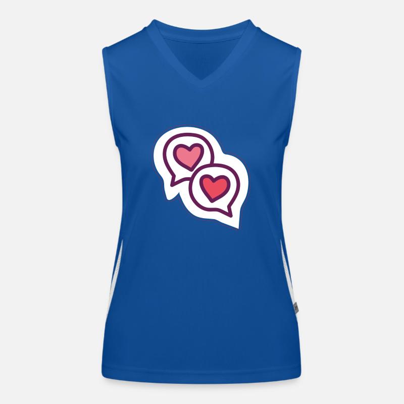 Plaudern Funktionelles Kontrast-Tank Top für Frauen