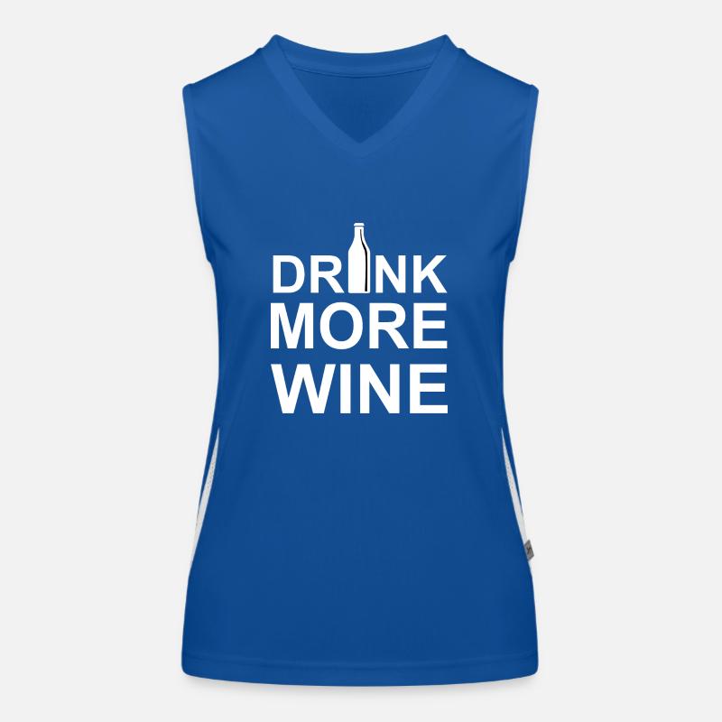 Bière Vin Whisky Schnaps Alcool Débardeur respirant contrasté Femme