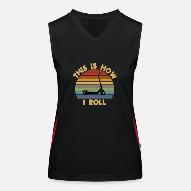 So ticke ich Funktionelles Kontrast-Tank Top für Frauen