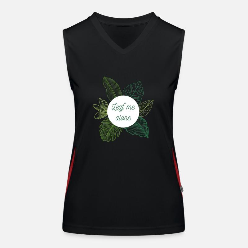 Leaf me alone Funktionelles Kontrast-Tank Top für Frauen