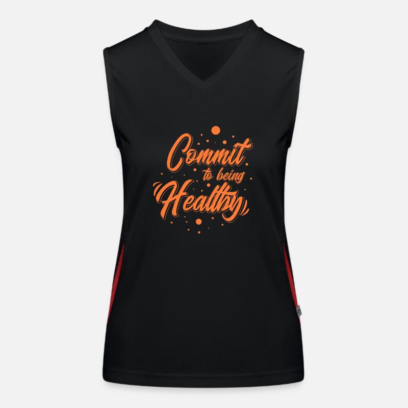 Being Healthy Funktionelles Kontrast-Tank Top für Frauen