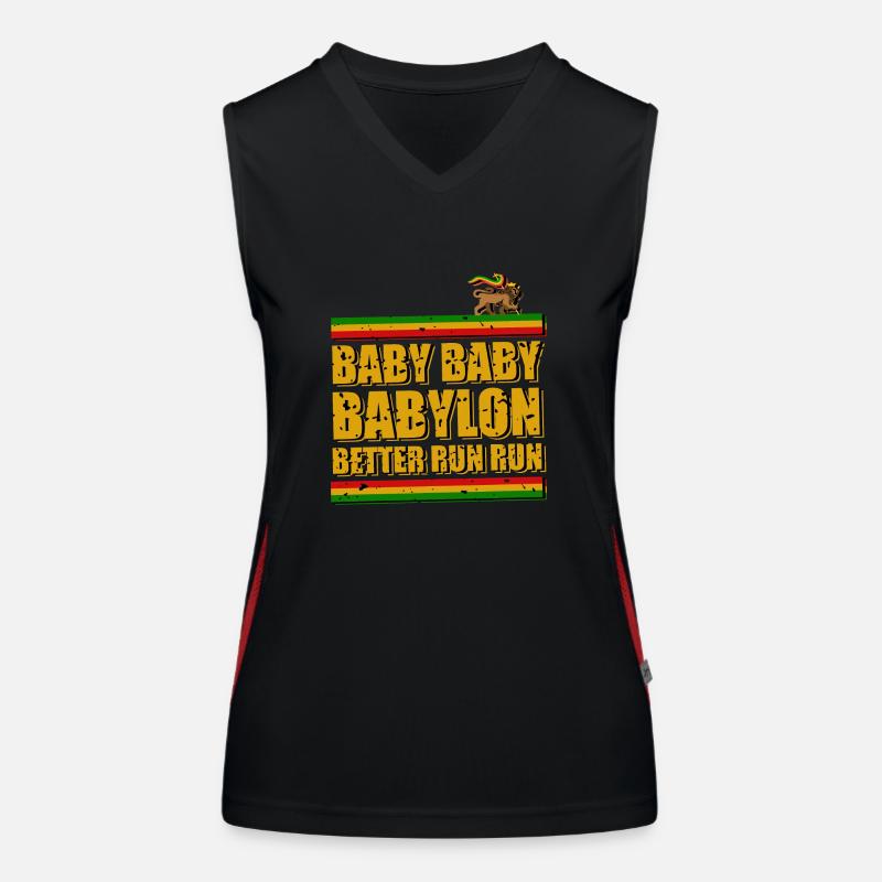 Run from Babylon Women's Functional Contrast Tank Top