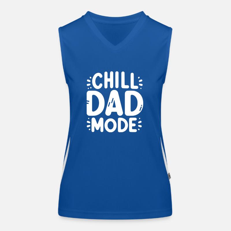 Chill Dad Mode Women's Functional Contrast Tank Top