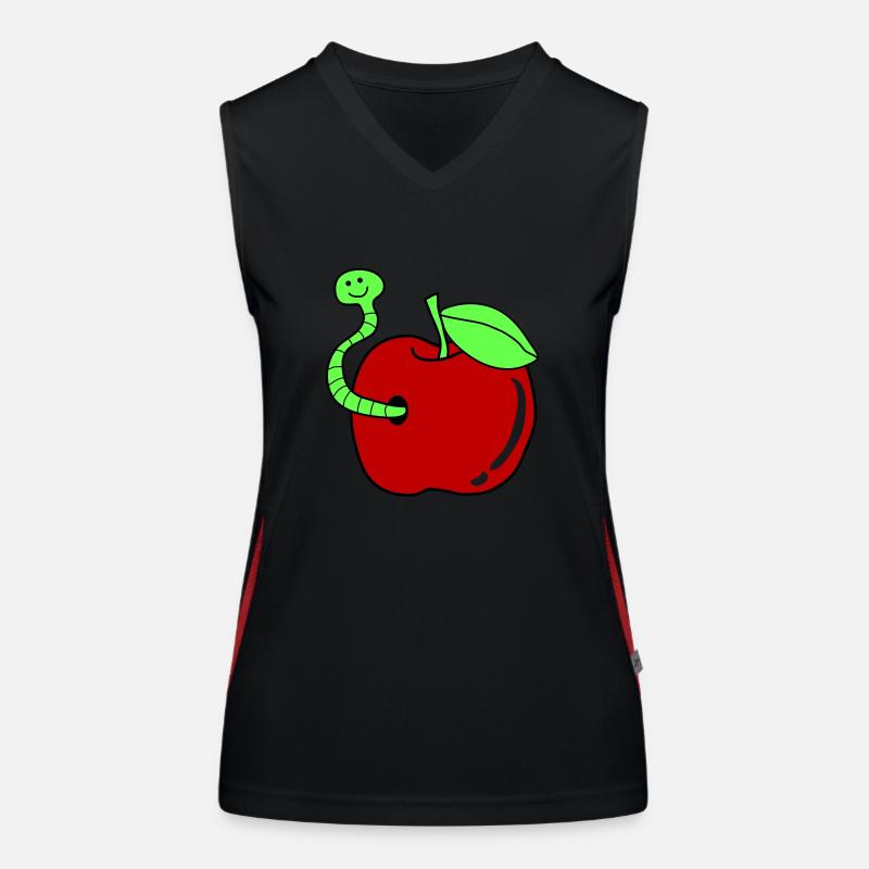 Worm Apple Women's Functional Contrast Tank Top