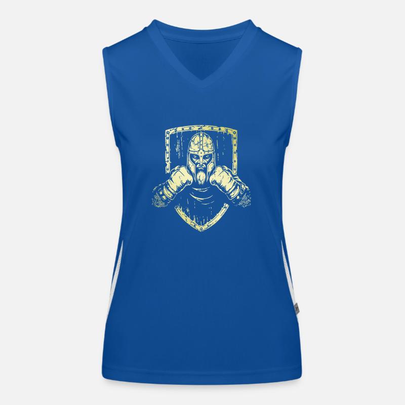 Wikinger Boxer Funktionelles Kontrast-Tank Top für Frauen