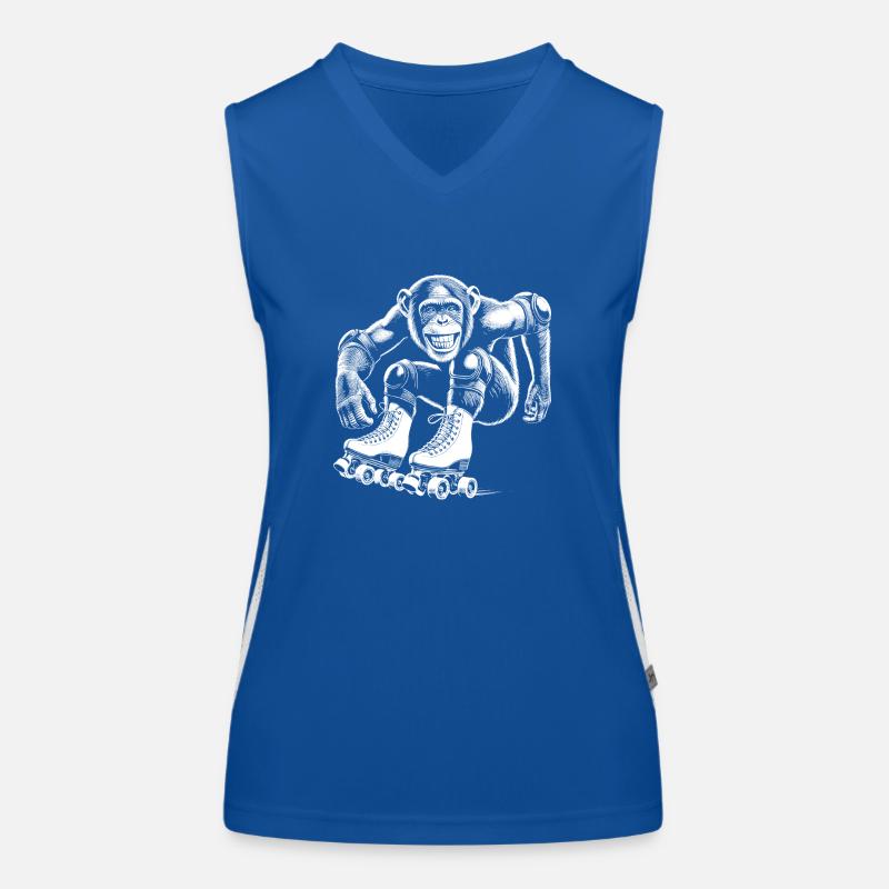 Roller skates Women's Functional Contrast Tank Top