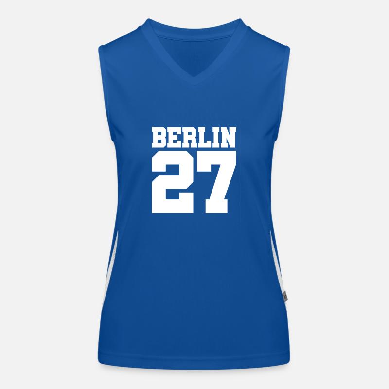 Berlin 27 - Bezirk - Postleitzahl - Geschenkidee Funktionelles Kontrast-Tank Top für Frauen