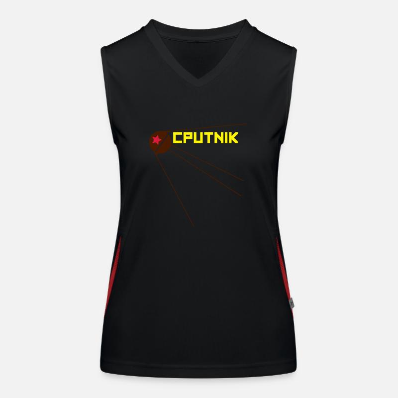 SPUTNIK 2017 Funktionelles Kontrast-Tank Top für Frauen