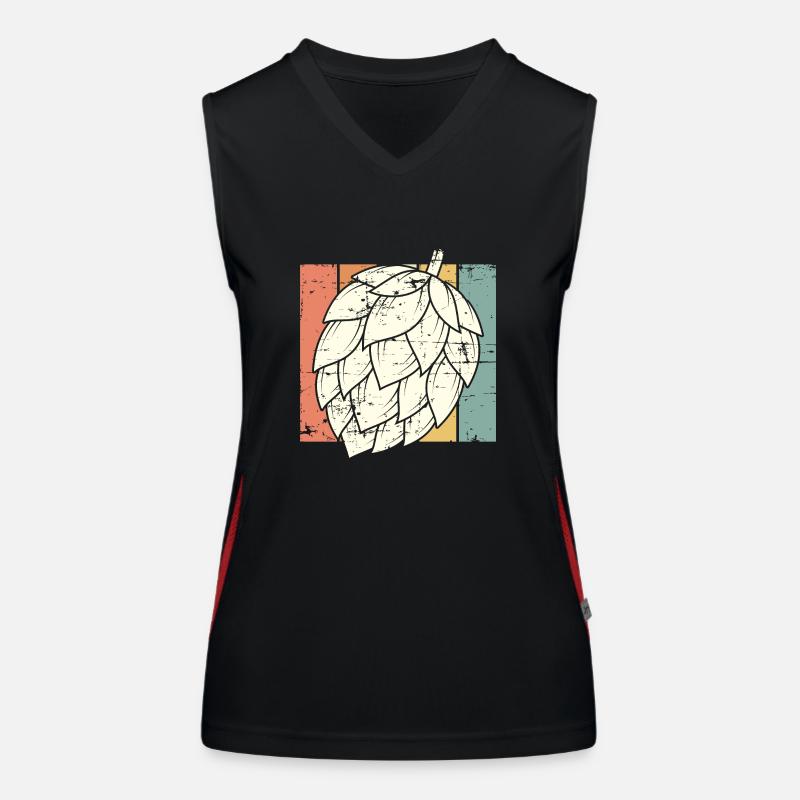 Beer Hops Women's Functional Contrast Tank Top