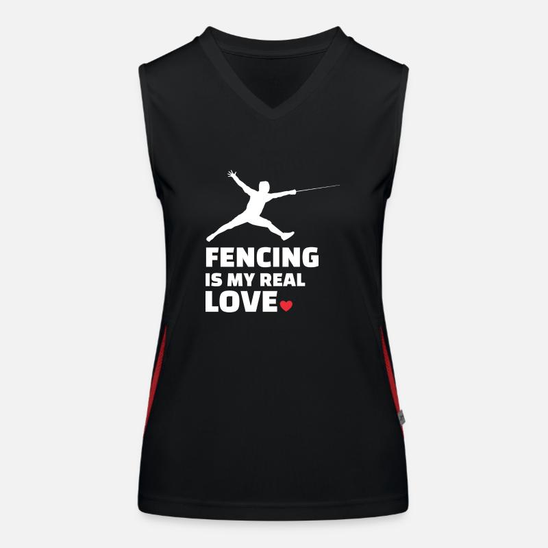 Fencing Women's Functional Contrast Tank Top
