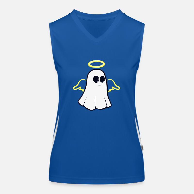 Schutzengel Gespenst Funktionelles Kontrast-Tank Top für Frauen