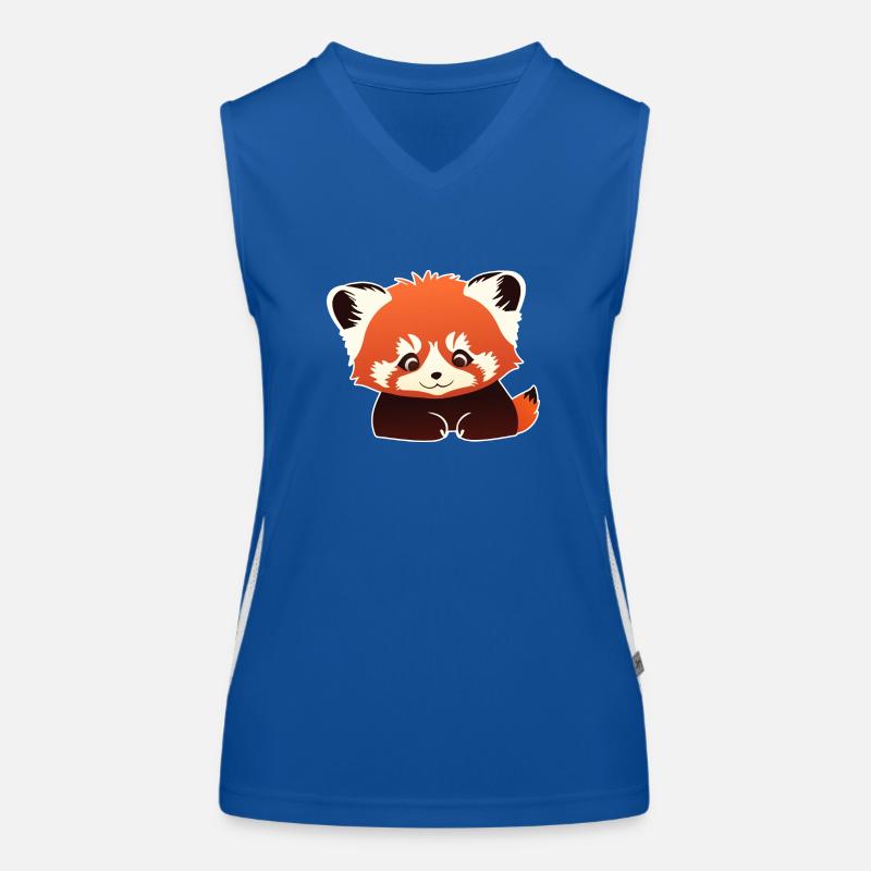 Panda roux (Catbear) Débardeur respirant contrasté Femme