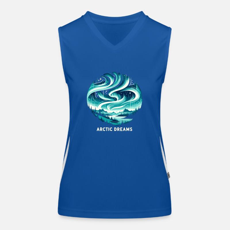 Murmures de l’Arctique Débardeur respirant contrasté Femme