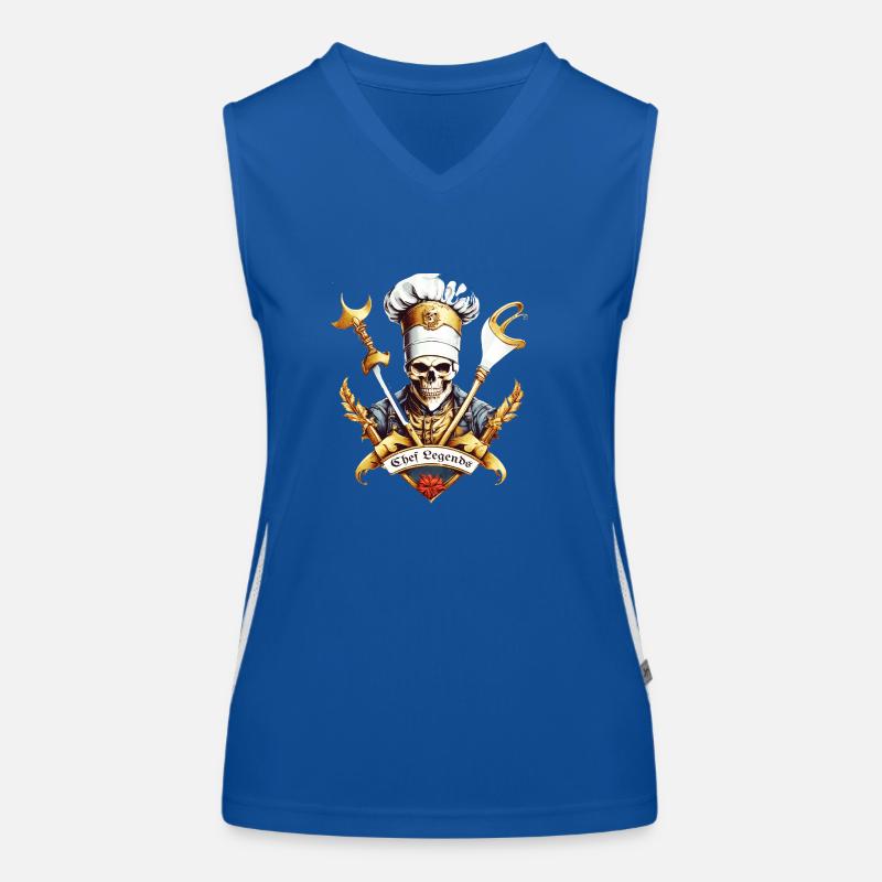 Chef Legends farbig Funktionelles Kontrast-Tank Top für Frauen