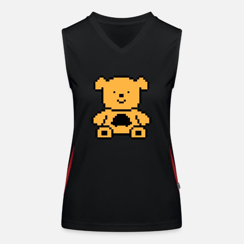 Pixel Bear Women's Functional Contrast Tank Top