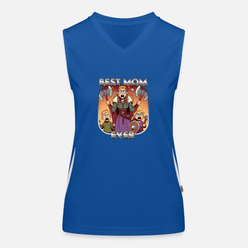 Best Mom Ever Women's Functional Contrast Tank Top