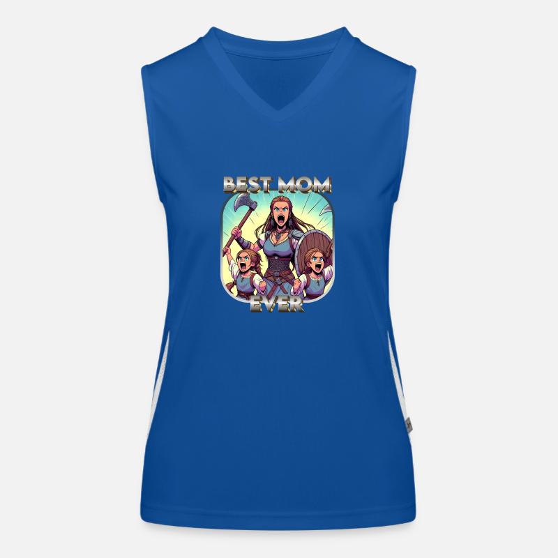 Best Mom Ever Funktionelles Kontrast-Tank Top für Frauen