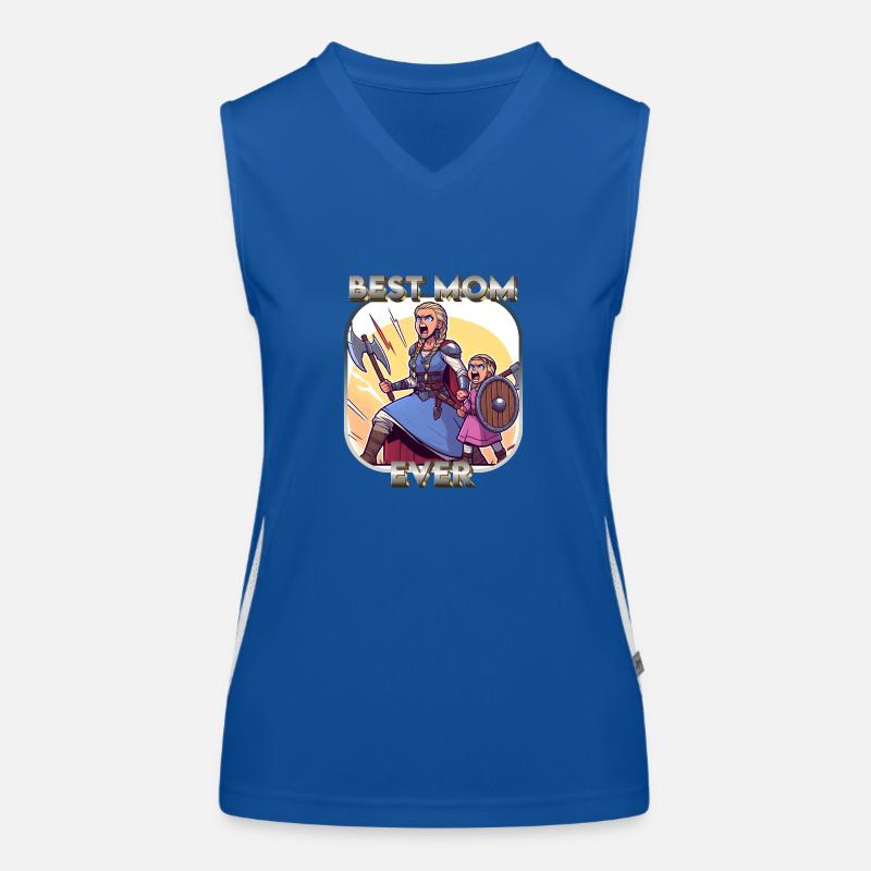 Best Mom Ever Funktionelles Kontrast-Tank Top für Frauen