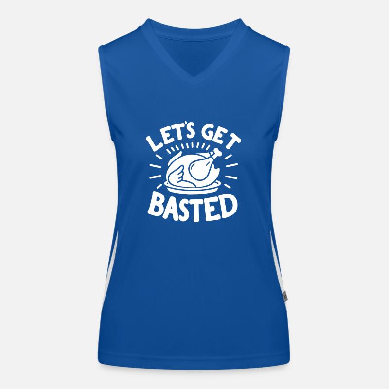 Let’s Get Basted Women's Functional Contrast Tank Top
