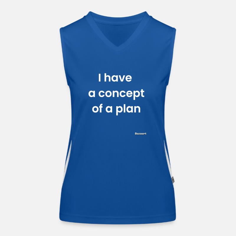 I have a concept of a plan Women's Functional Contrast Tank Top