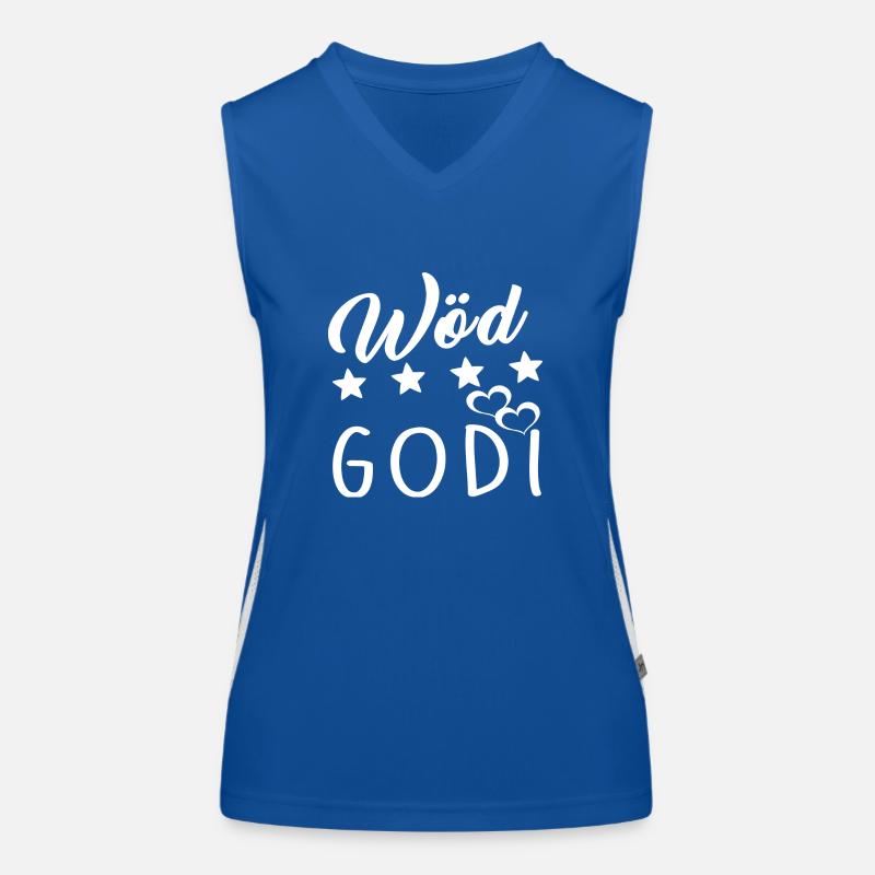 Wöd godi Funktionelles Kontrast-Tank Top für Frauen