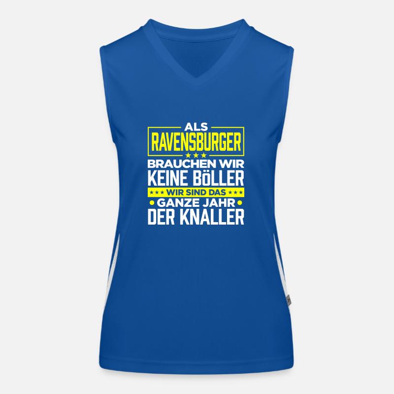 RAVENSBURGER - Böller Funktionelles Kontrast-Tank Top für Frauen