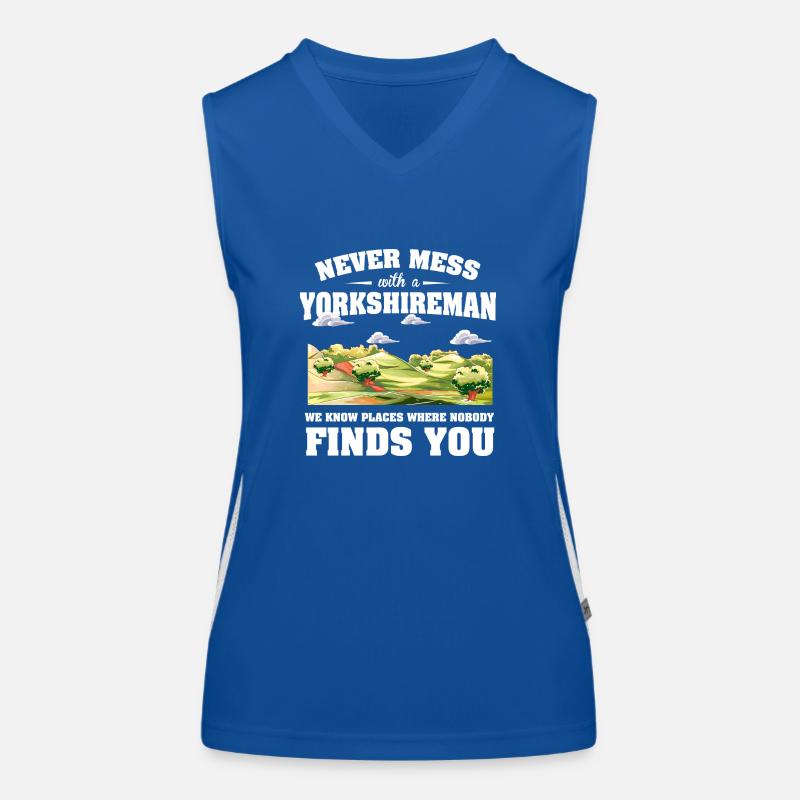 Countries Yorkshire Funktionelles Kontrast-Tank Top für Frauen