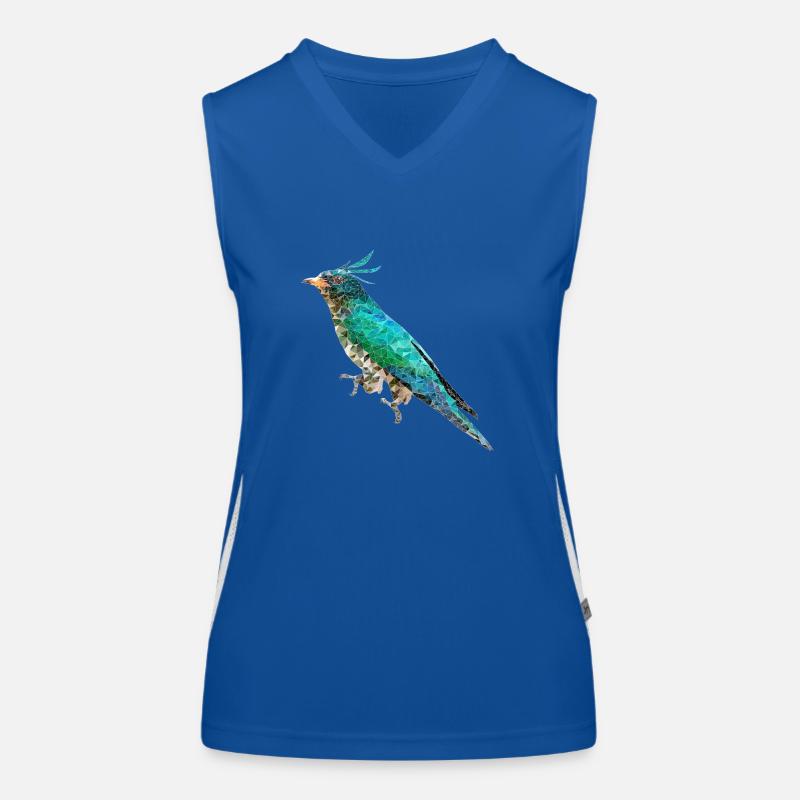 Oiseau ~ le Coucou Emeraude Débardeur respirant contrasté Femme