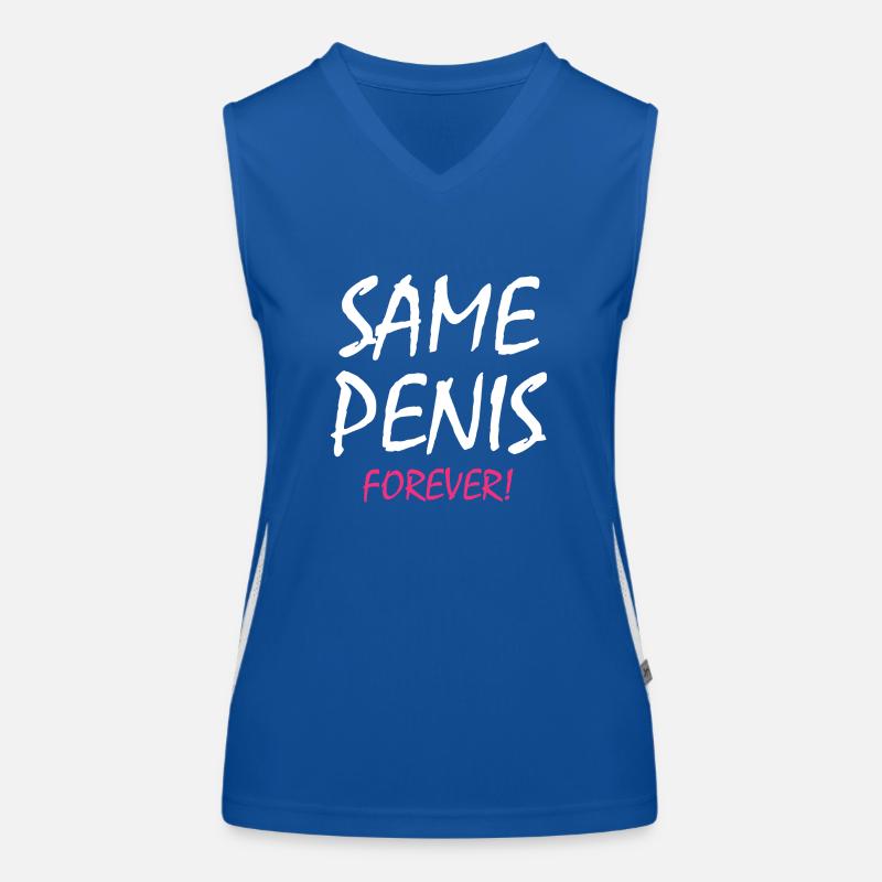 Same Penis Forever Junggesellenabschied Braut Funktionelles Kontrast-Tank Top für Frauen