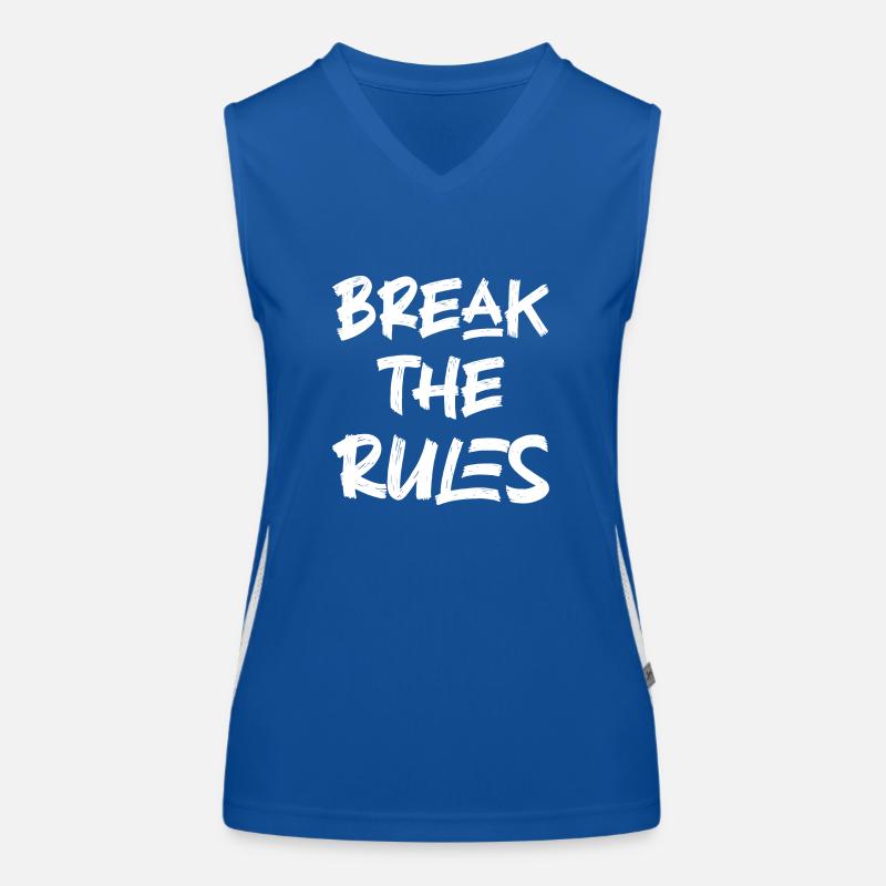 Brechen Sie die Regeln Funktionelles Kontrast-Tank Top für Frauen
