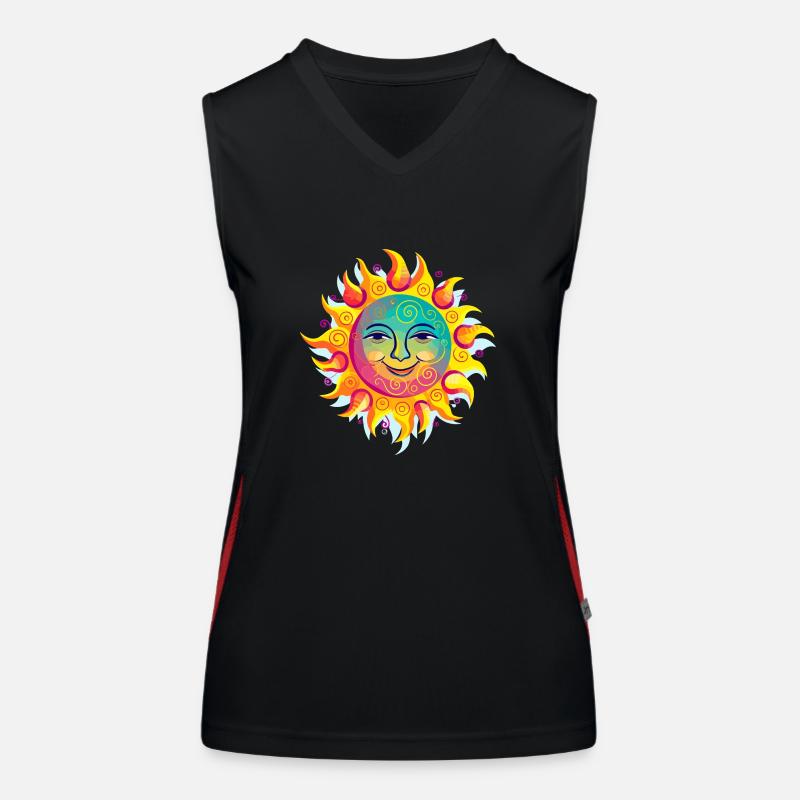 Bright sun Women's Functional Contrast Tank Top