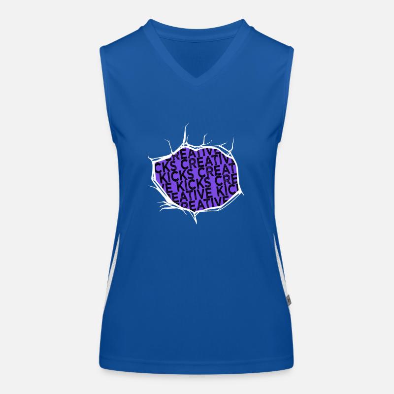 jokes creative process birthday present idea Funktionelles Kontrast-Tank Top für Frauen