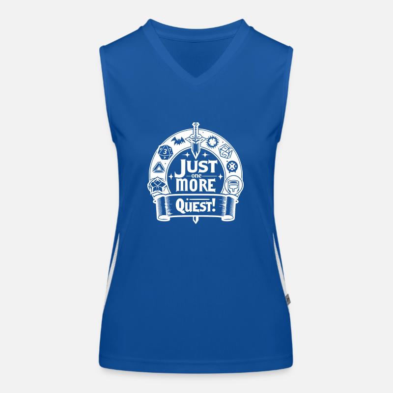 Nur noch eine Quest Funktionelles Kontrast-Tank Top für Frauen