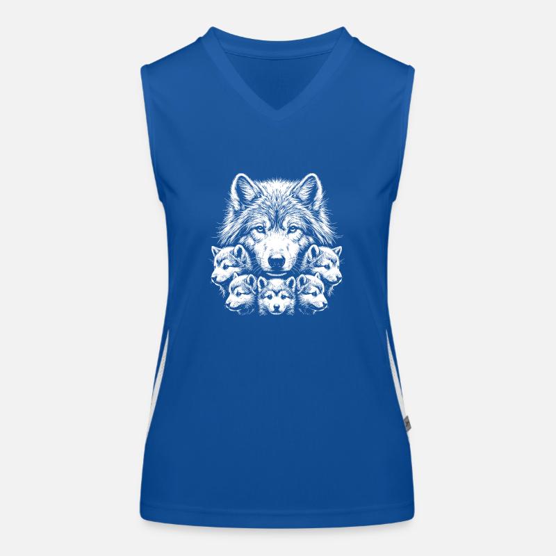 Wolf Women's Functional Contrast Tank Top